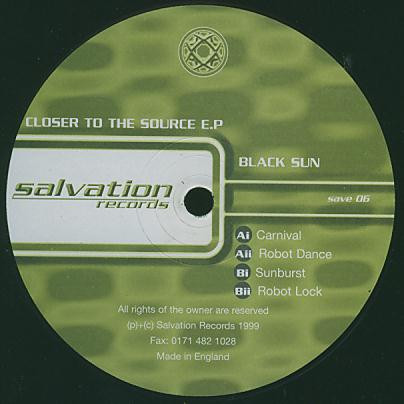 Closer To The Source E.P by Black Sun (3)
